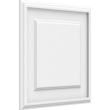 Ekena Millwork Legacy Raised Panel Decorative Wall Panel, 16"W x 16"H x 5/8"P WALP16X16X062LEG